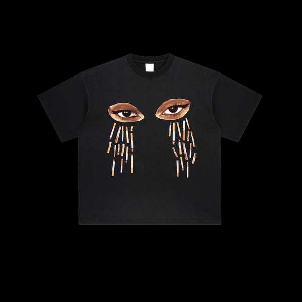 CIG TEARS TEE (BLACK)